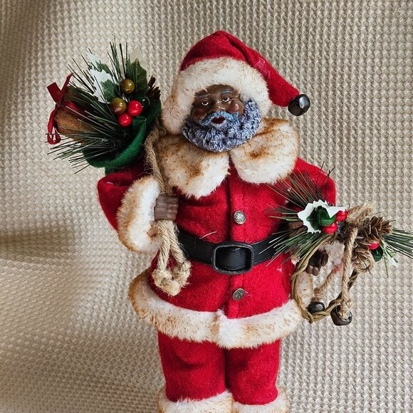 Ashland Christmas Collectible Santa with Gift Sack Holly‎ - NEW with tag - Picture 3 of 10